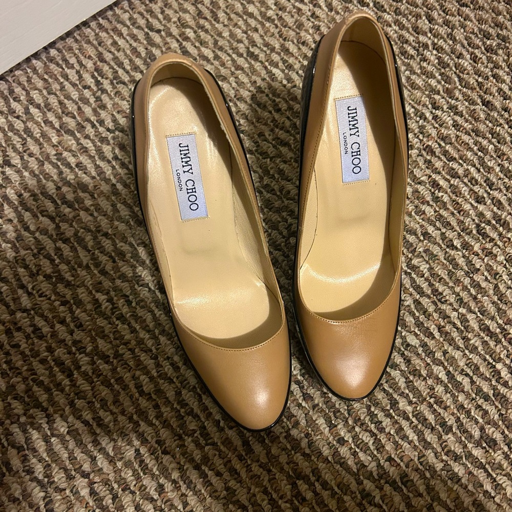 Jimmy Choo Sepia Two Toned Heels